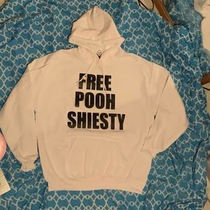 Free Pooh shiesty Hoodie merch Men’s size Tee sweatshirt pullover rap tour music